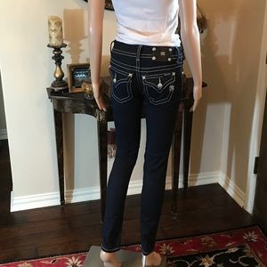 MISS ME DARK DENIM SKINNY JEANS. so Cute! Love, ❤️